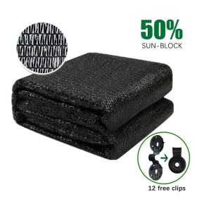 6ft*20ft Black Shade Net Fabric Provides Efficient Shading, Premium Materials, And An Enhanced Plant Growth Environment. (Option: 6ft20ft)